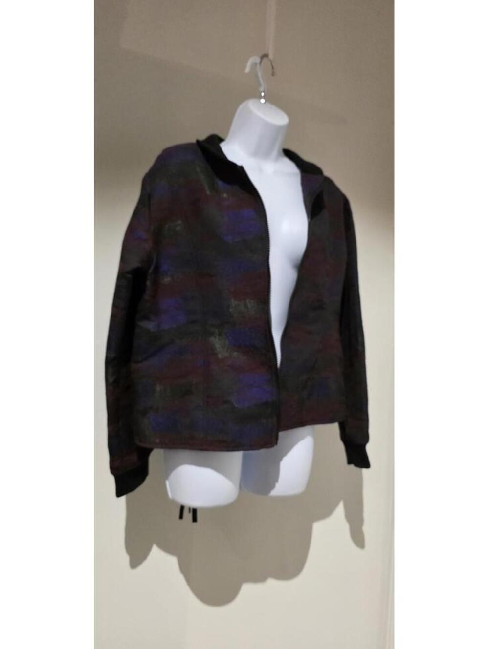 Valentim Quaresma - Multi Color Bomber Jacket Zip Up With Open Back